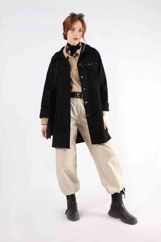 Staple Denim Shirt Black - 4