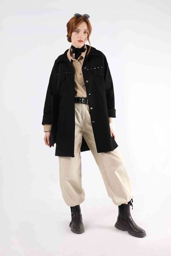 Staple Denim Shirt Black - 4