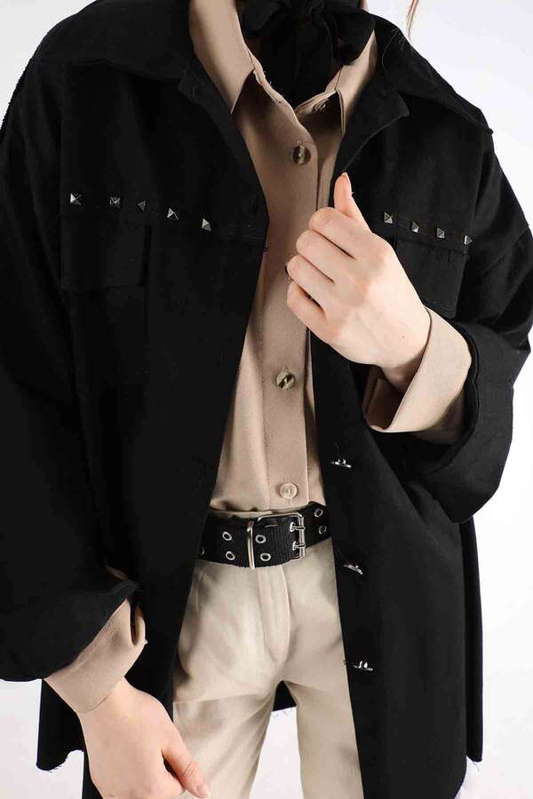 Staple Denim Shirt Black - 5