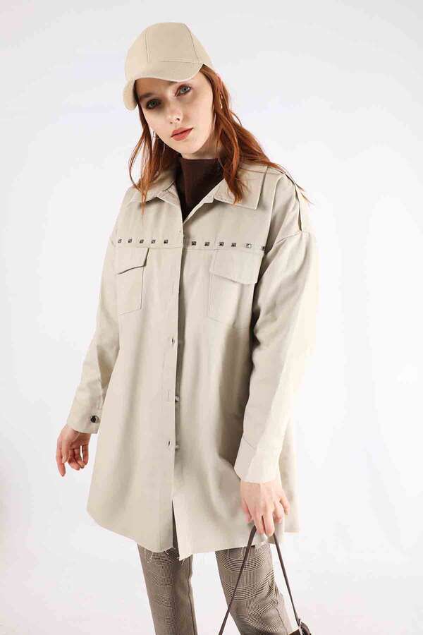 Staple Denim Shirt Stone - 4